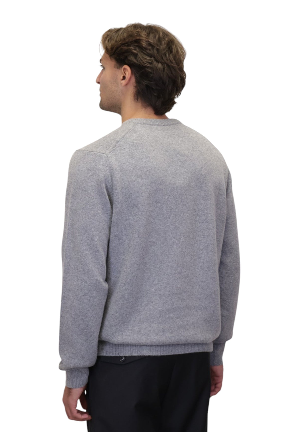 MAGLIE A GIROCOLLO Grigio Mc2 Saint Barth