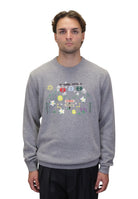 MAGLIE A GIROCOLLO Grigio Mc2 Saint Barth