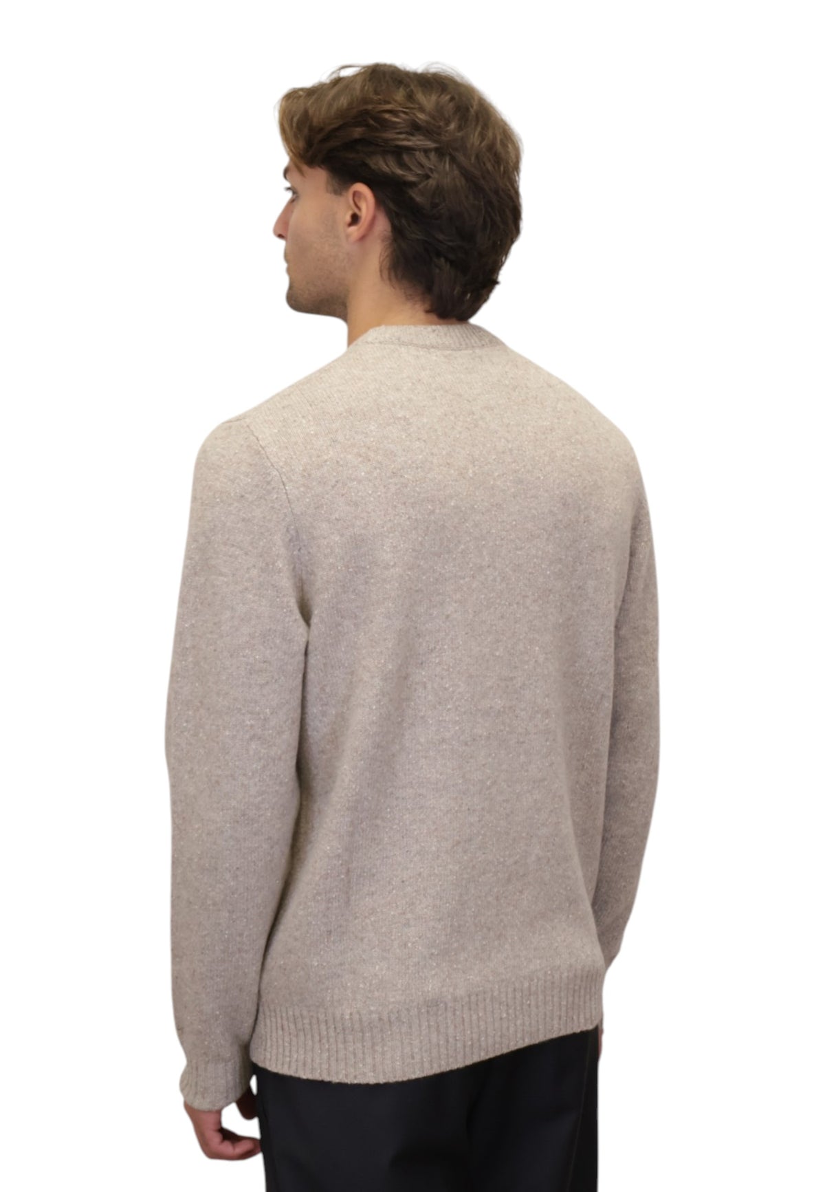 MAGLIE A GIROCOLLO Beige Mc2 Saint Barth