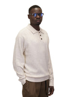 POLO A MANICA LUNGA Panna Mc2 Saint Barth