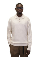 POLO A MANICA LUNGA Panna Mc2 Saint Barth