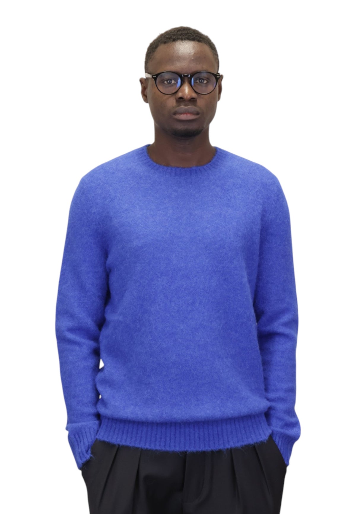 MAGLIE A GIROCOLLO Blu Mc2 Saint Barth