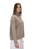 MAGLIE A LUPETTO Marrone Riviera Cashmere
