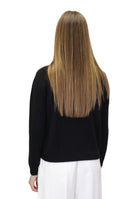 MAGLIE A GIROCOLLO Nero Riviera Cashmere