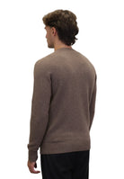 MAGLIE A GIROCOLLO Marrone Riviera Cashmere