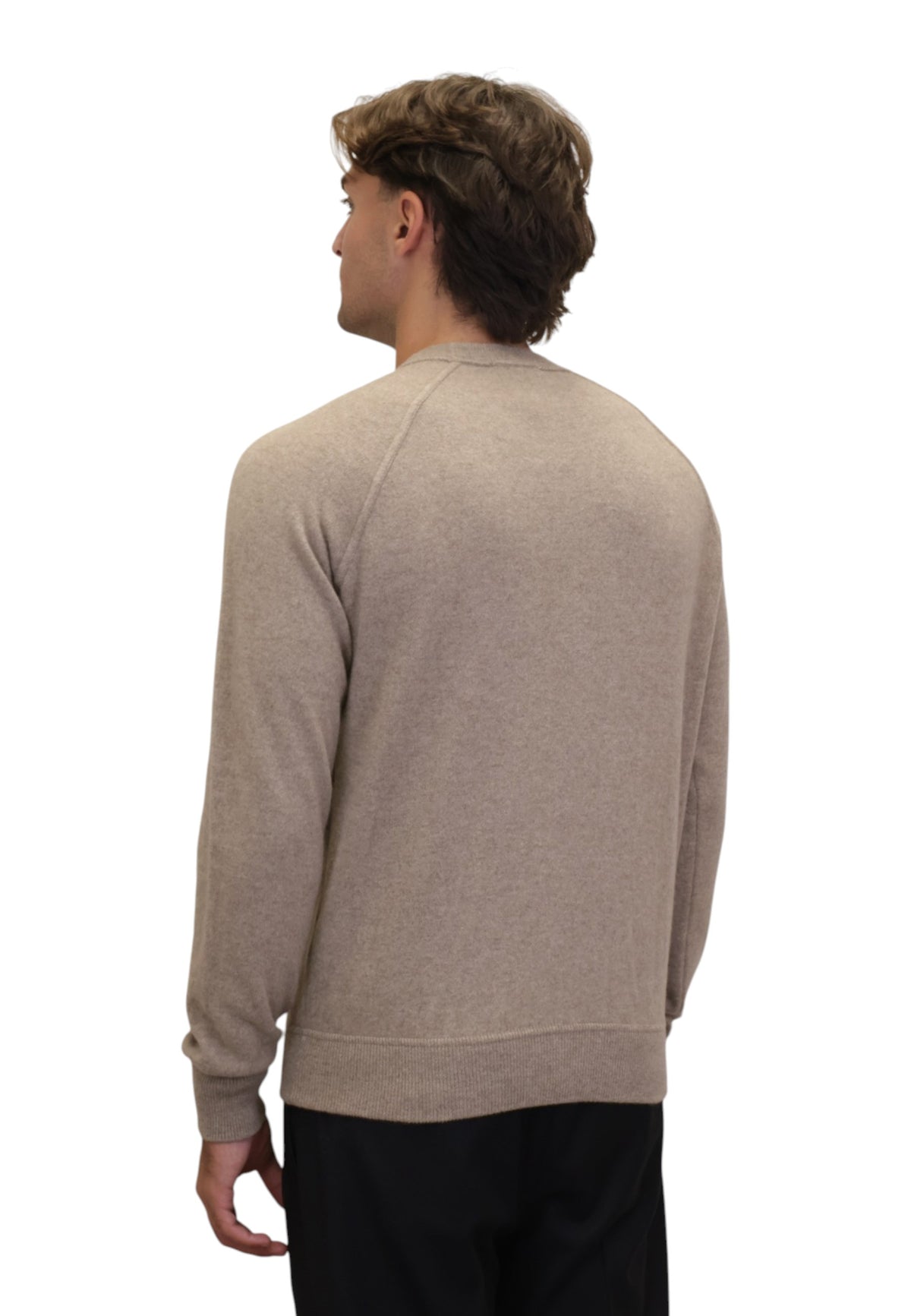 FELPE A GIROCOLLO Marrone Riviera Cashmere