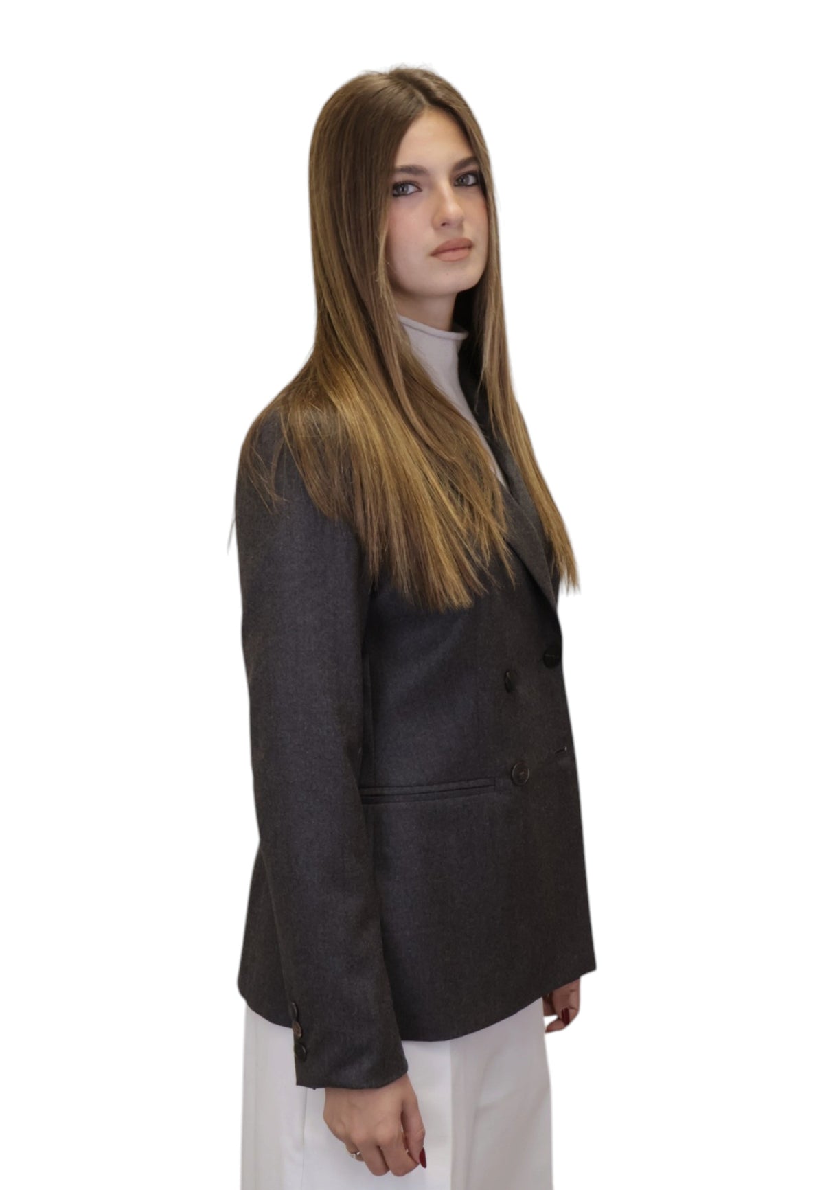 BLAZER MONOPETTO Fango Barba Napoli