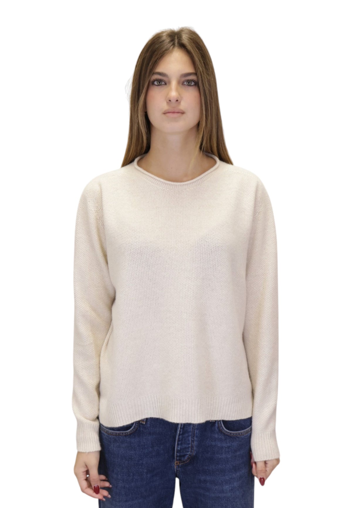 MAGLIE A GIROCOLLO Panna Hekla & Co