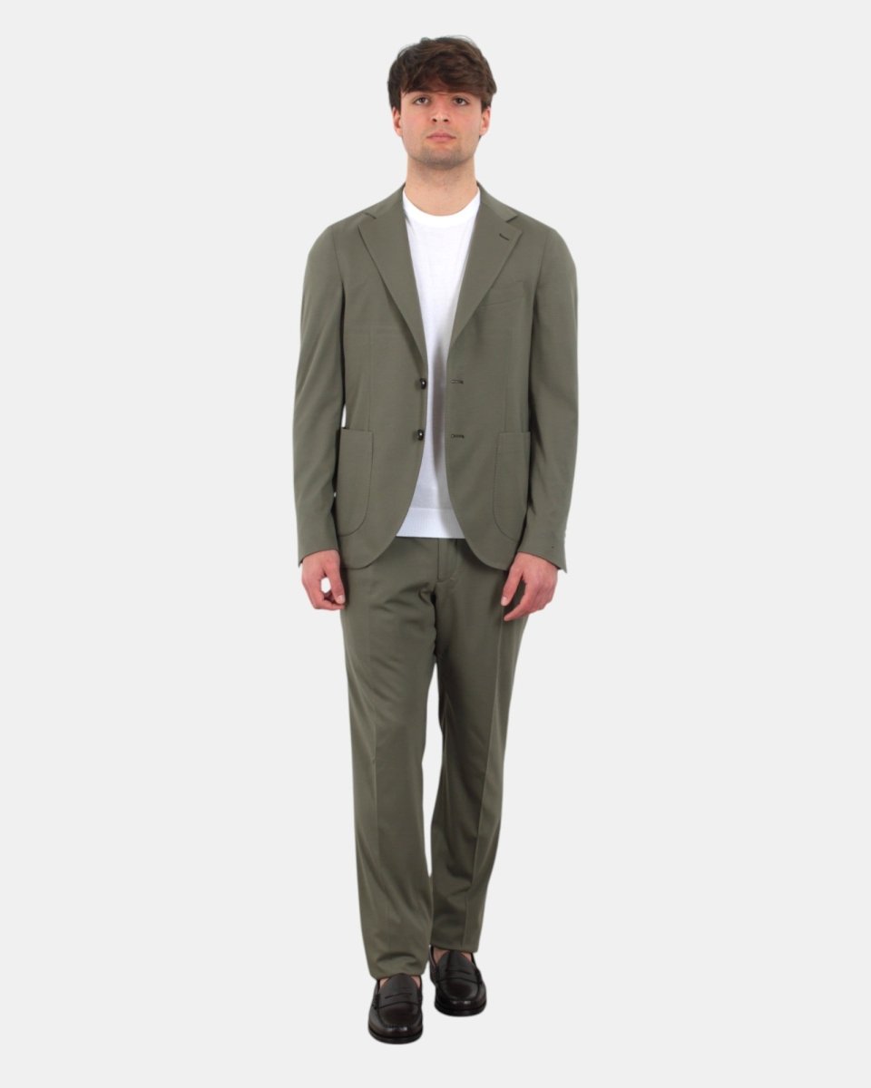 ABITO MONOPETTO BOLLANI NAPOLI MOD. FREDDOM - 59 MILITARE - 10Decimi