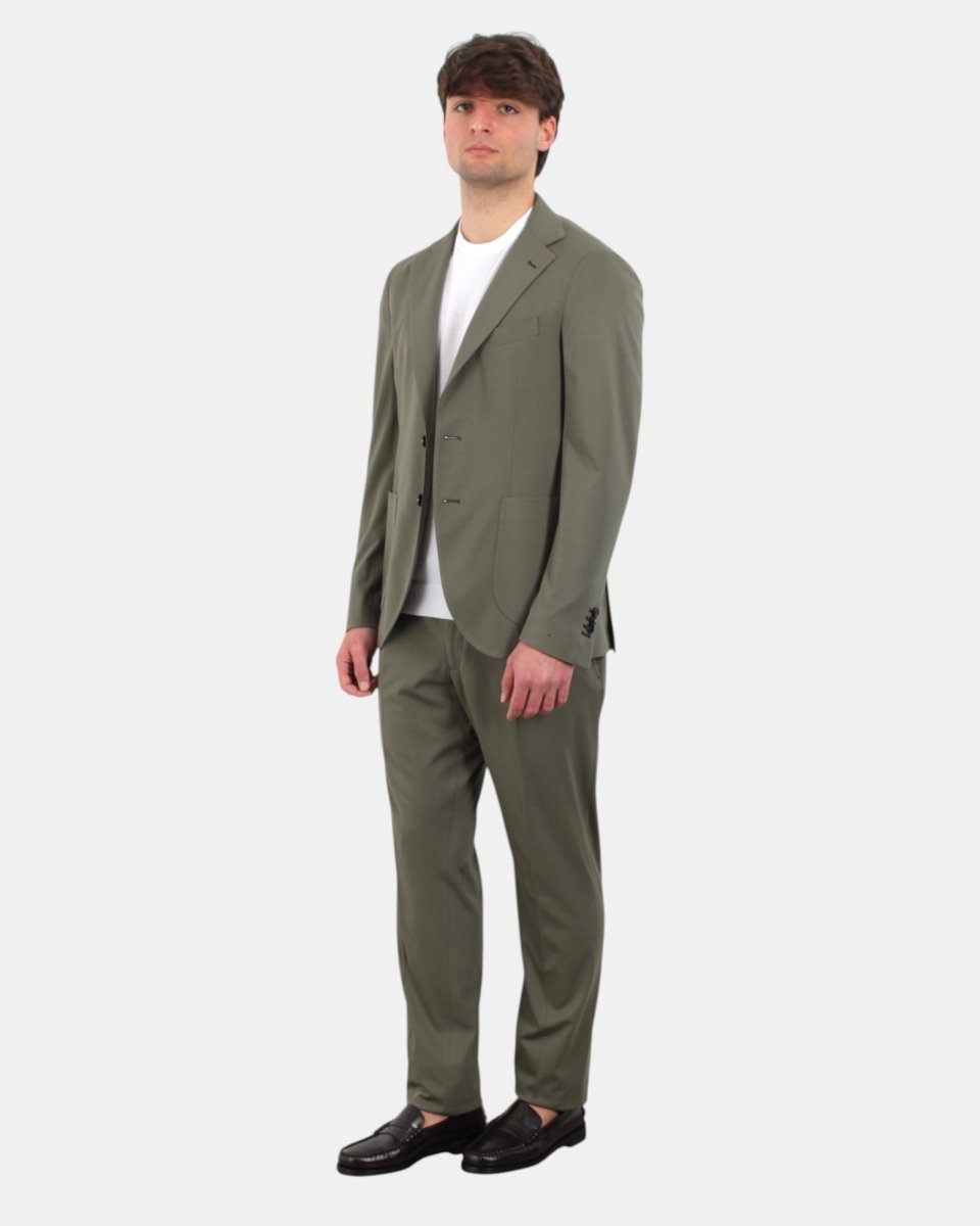 ABITO MONOPETTO BOLLANI NAPOLI MOD. FREDDOM - 59 MILITARE - 10Decimi