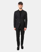 ABITO MONOPETTO BRERAS MILANO CON TASCA PATTINA - 5 NERO - 10Decimi