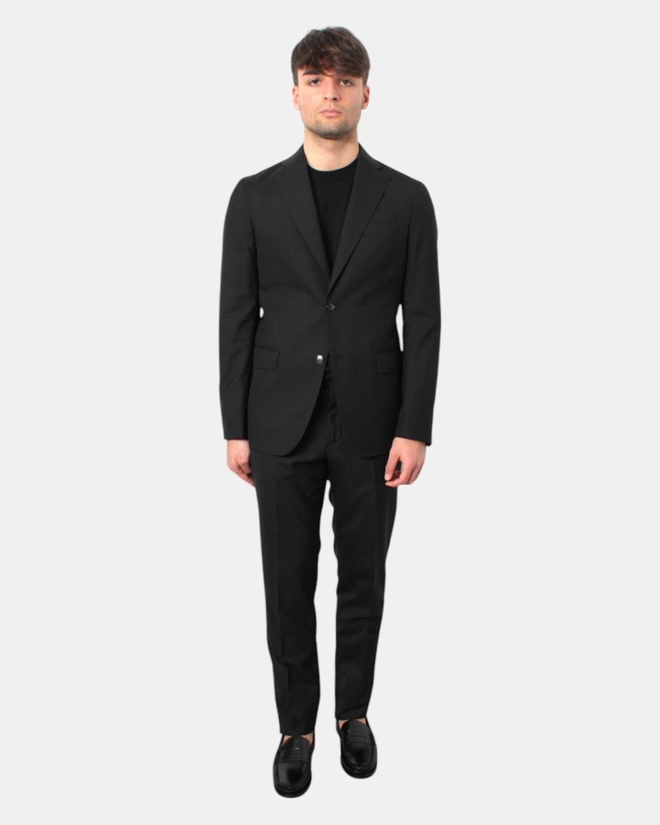 ABITO MONOPETTO BRERAS MILANO CON TASCA PATTINA - 5 NERO - 10Decimi