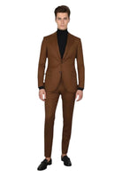 BAGNOLI - Abiti Monopetto Marrone - 10Decimi