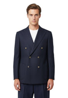 BAGNOLI - Blazer Doppiopetto Blu - 10Decimi