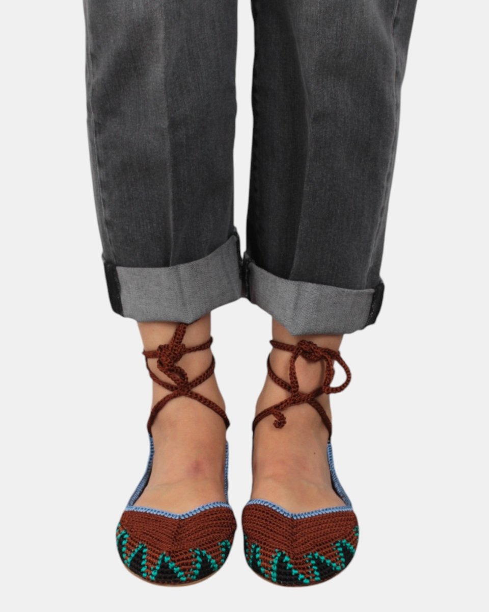 BALLERINA KASHURA - HIGH/ALMOND BROWN - 10Decimi