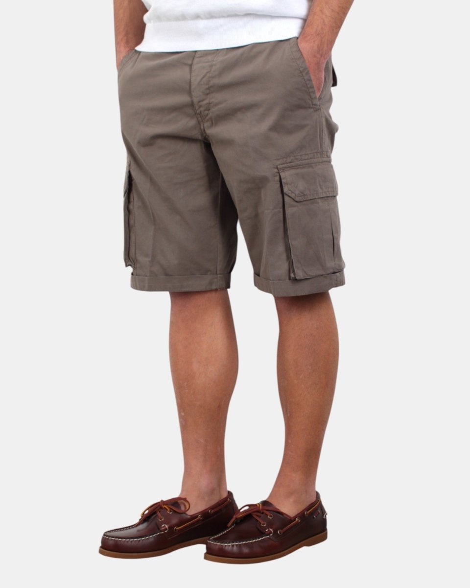 BERMUDA CARGO 40 WEFT REGULAR FIT - W347 FANGO - 10Decimi