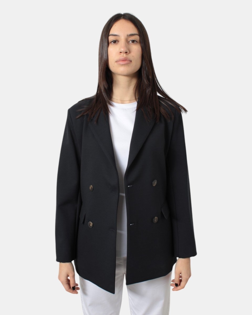 blazer doppiopetto mm max mara mod. marmo - 004 blu - 10Decimi