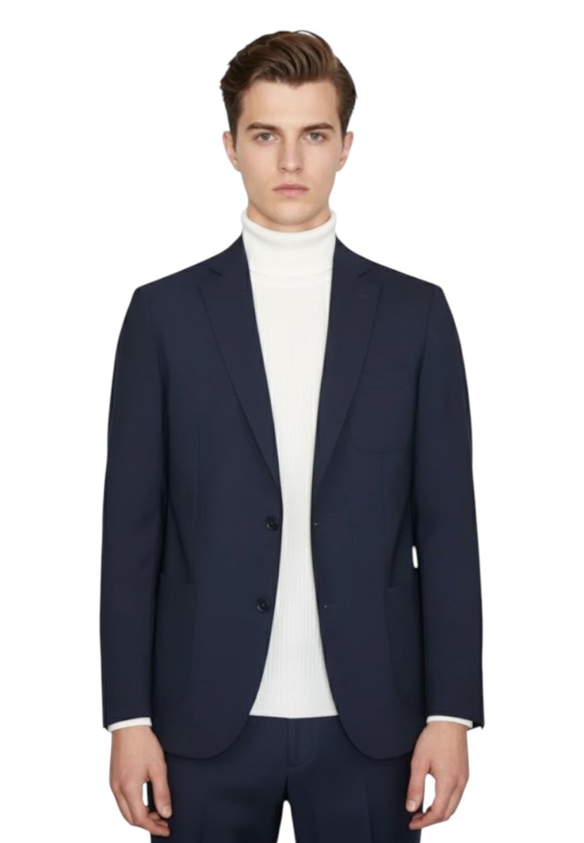blazer monopetto - 5 blu - 10Decimi