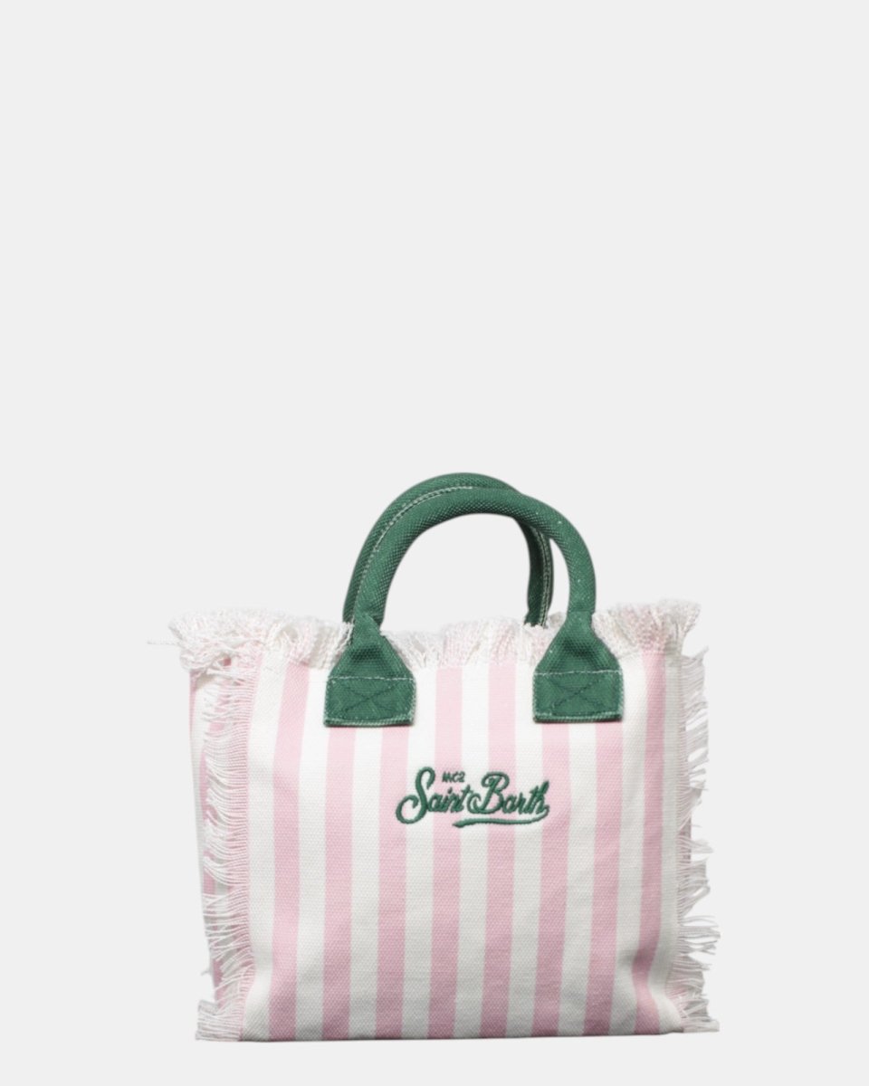 borsa colette con righe rosa - sb beach stripes v 2010 emb - 10Decimi