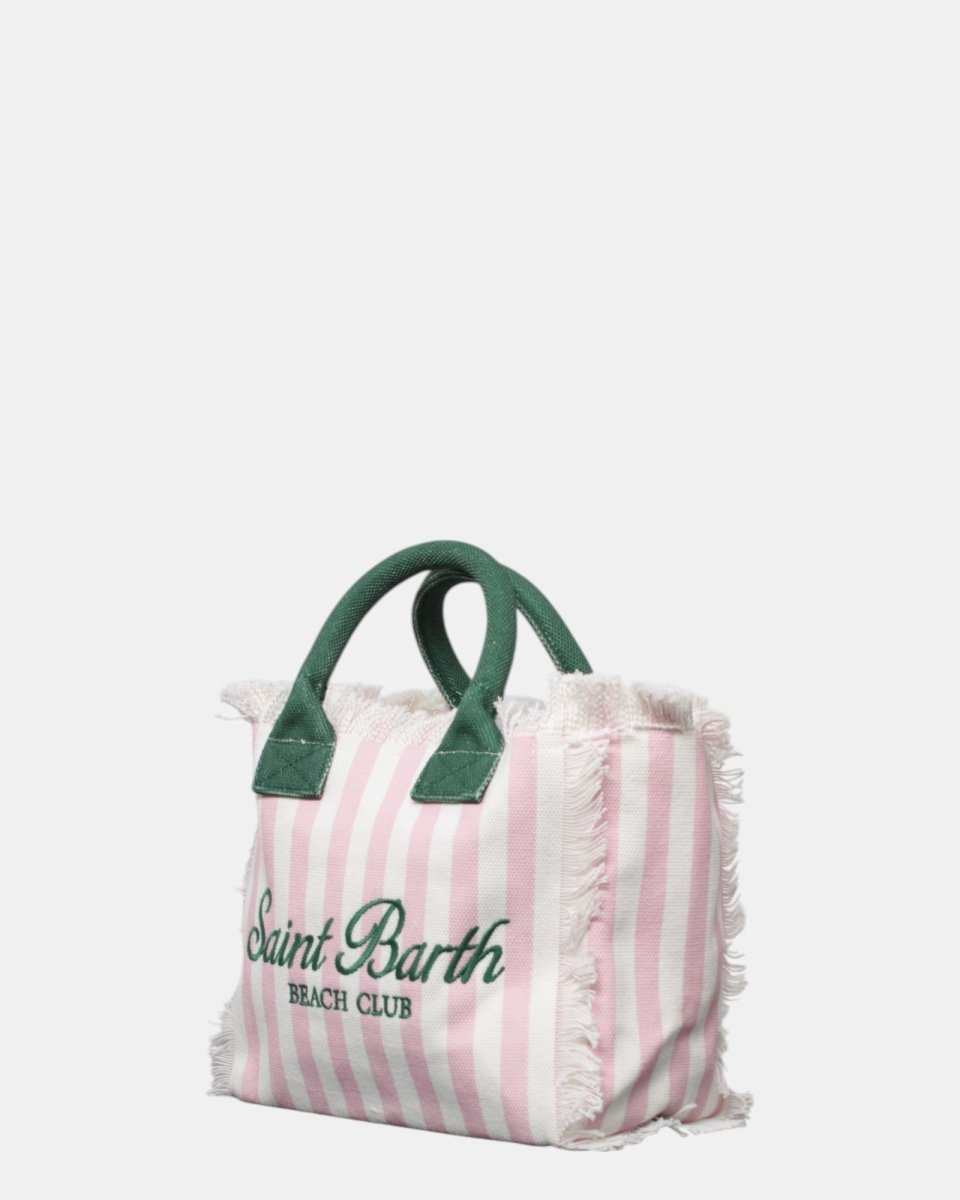 borsa colette con righe rosa - sb beach stripes v 2010 emb - 10Decimi