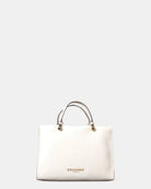 BORSA ERMANNO SCERVINO MOD. SMALL TOTE PETRA - IVORY - 10Decimi