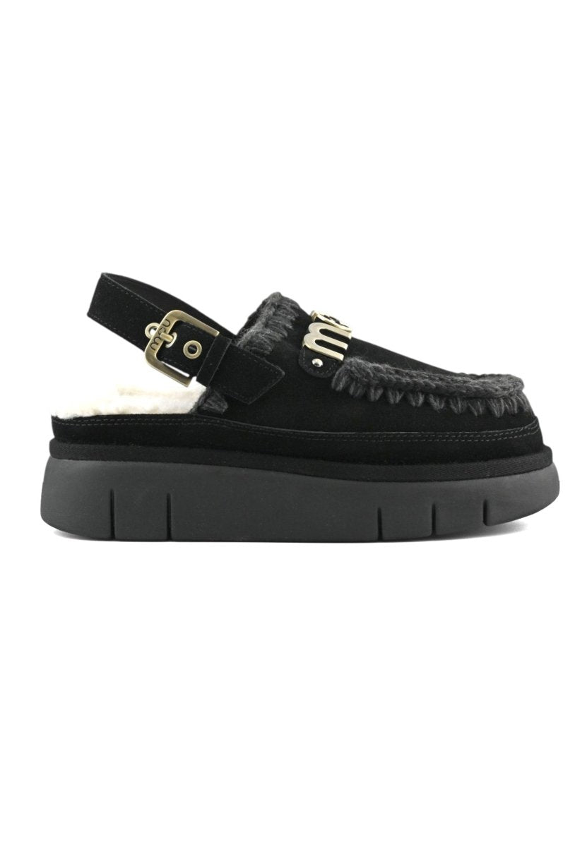 bounce clog back strap lette - bkbk black/black - 10Decimi