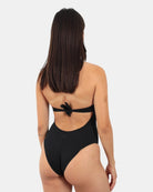 BREASTED HALTER ONE PIECE SWIMSUIT - 00 BLACK - 10Decimi