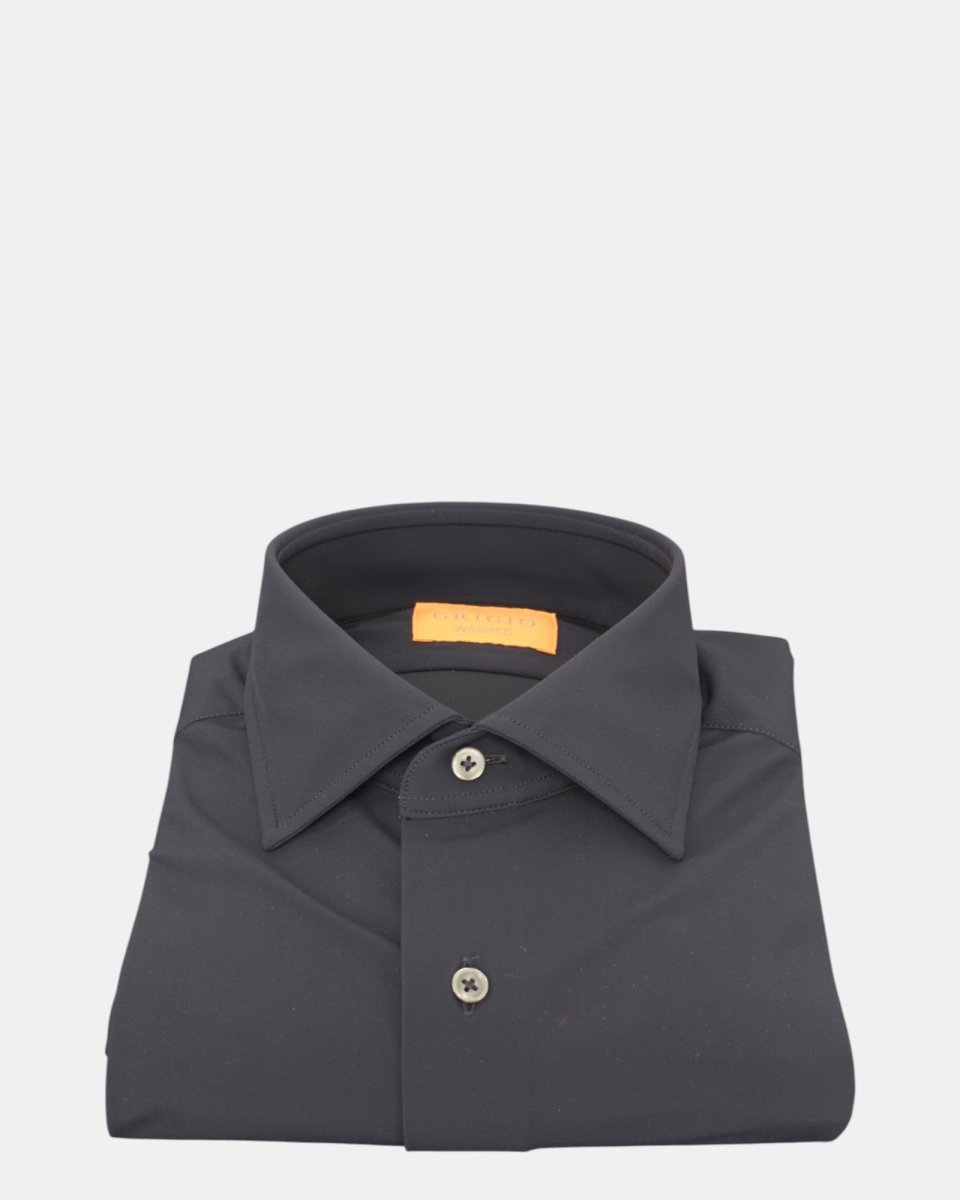 CAMICIA GRIGIO MOD. SPECIAL LAVATA - 630 BLU - 10Decimi