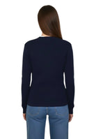 cardigan mod. aerosi - 004 blu marino - 10Decimi