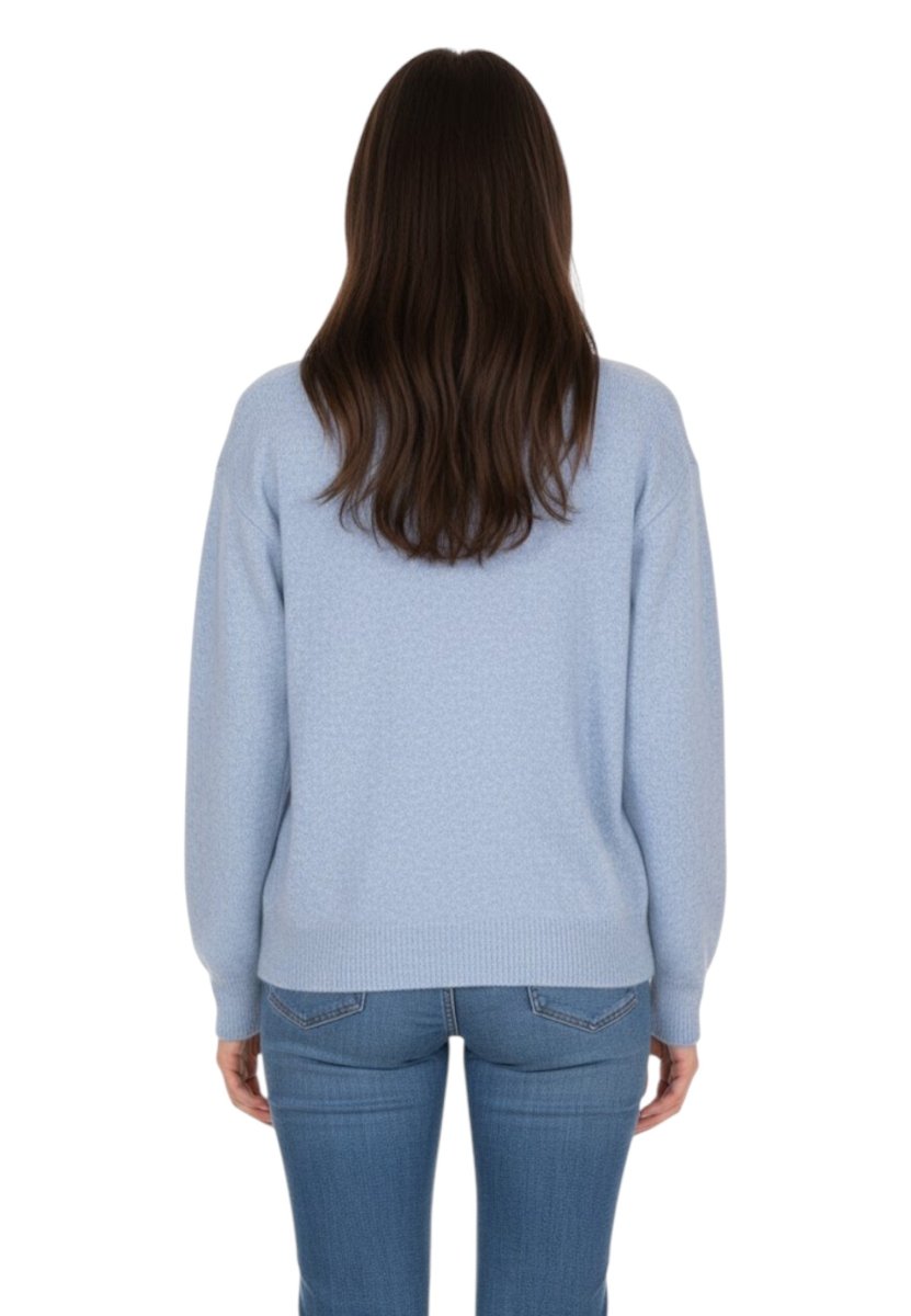 cardigan rasato - 20 sky - 10Decimi