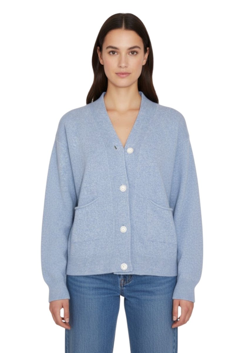 cardigan rasato - 20 sky - 10Decimi