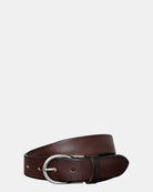 CINTURA IN PELLE ALBERTO LUTI - MORO - 10Decimi