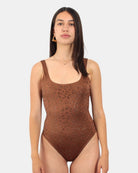 CLASSIC ONEPIECE SWIMSUIT - SHINY STRASS LEOPARD 18 - 10Decimi