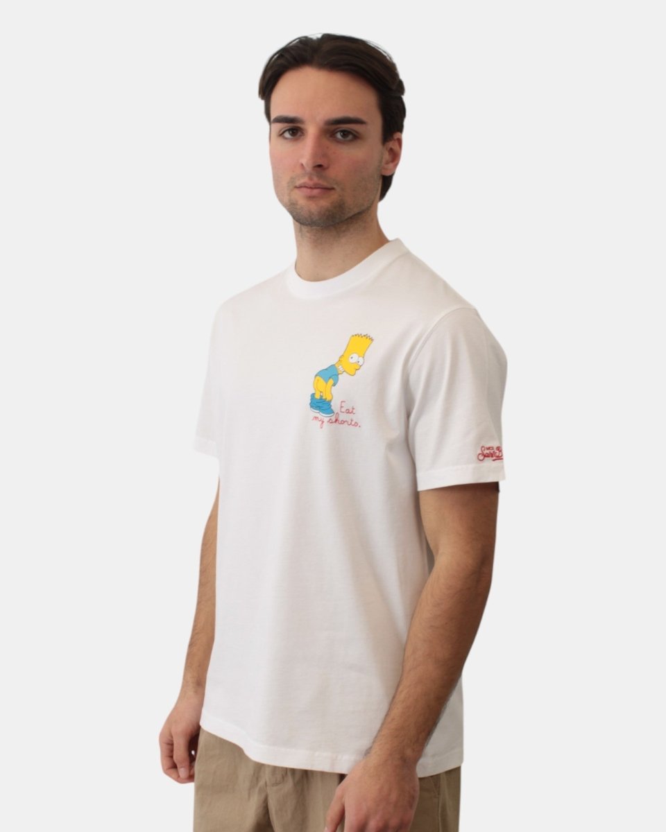 cotton classic t shirt - bart eat shorts 01n emb - 10Decimi