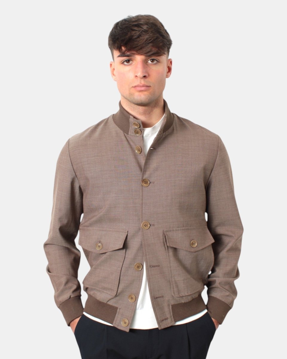 GIACCA IN TESSUTO BOTTEGA MARCHIGIANA - 5 BEIGE - 10Decimi