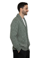 giacca sciallata filato fantasia - 36 militare - 10Decimi