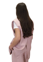 GILET OVER SIZE - 423 ROSE DUST - 10Decimi