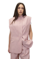 GILET OVER SIZE - 423 ROSE DUST - 10Decimi