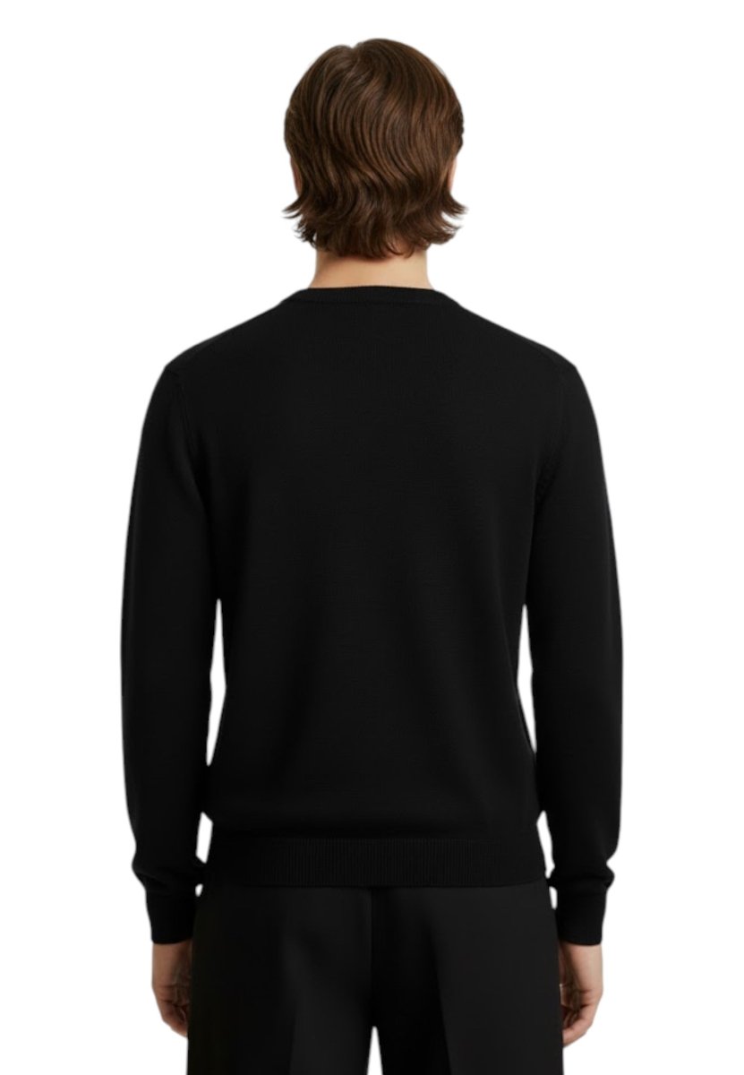 girocollo basico rasato calato - 13 nero - 10Decimi