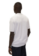 girocollo con profili contrasto - 1 bianco/blu - 10Decimi