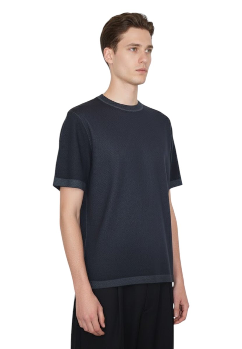 girocollo manica corta - 700 nero - 10Decimi