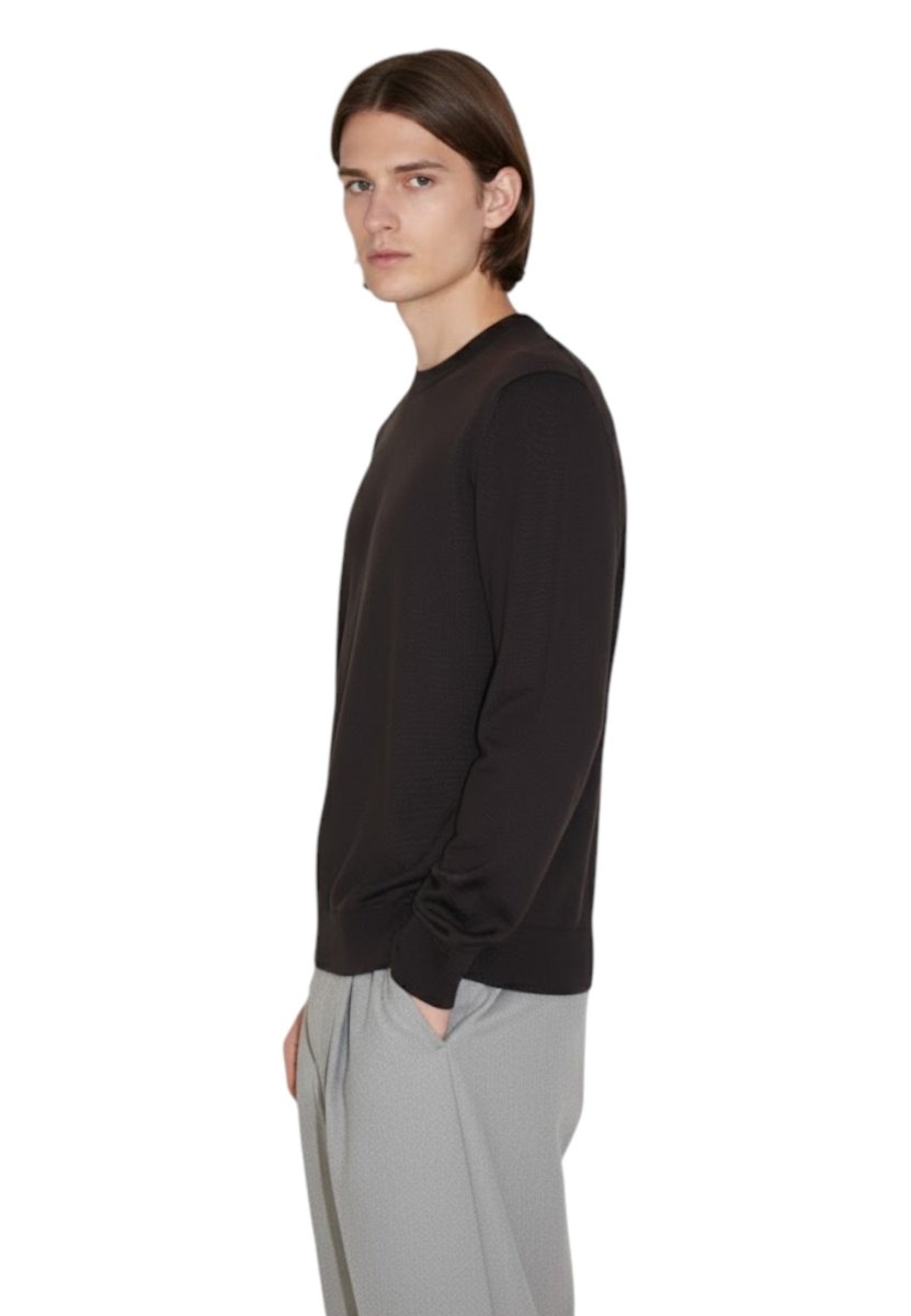 girocollo manica lunga - moro - 10Decimi