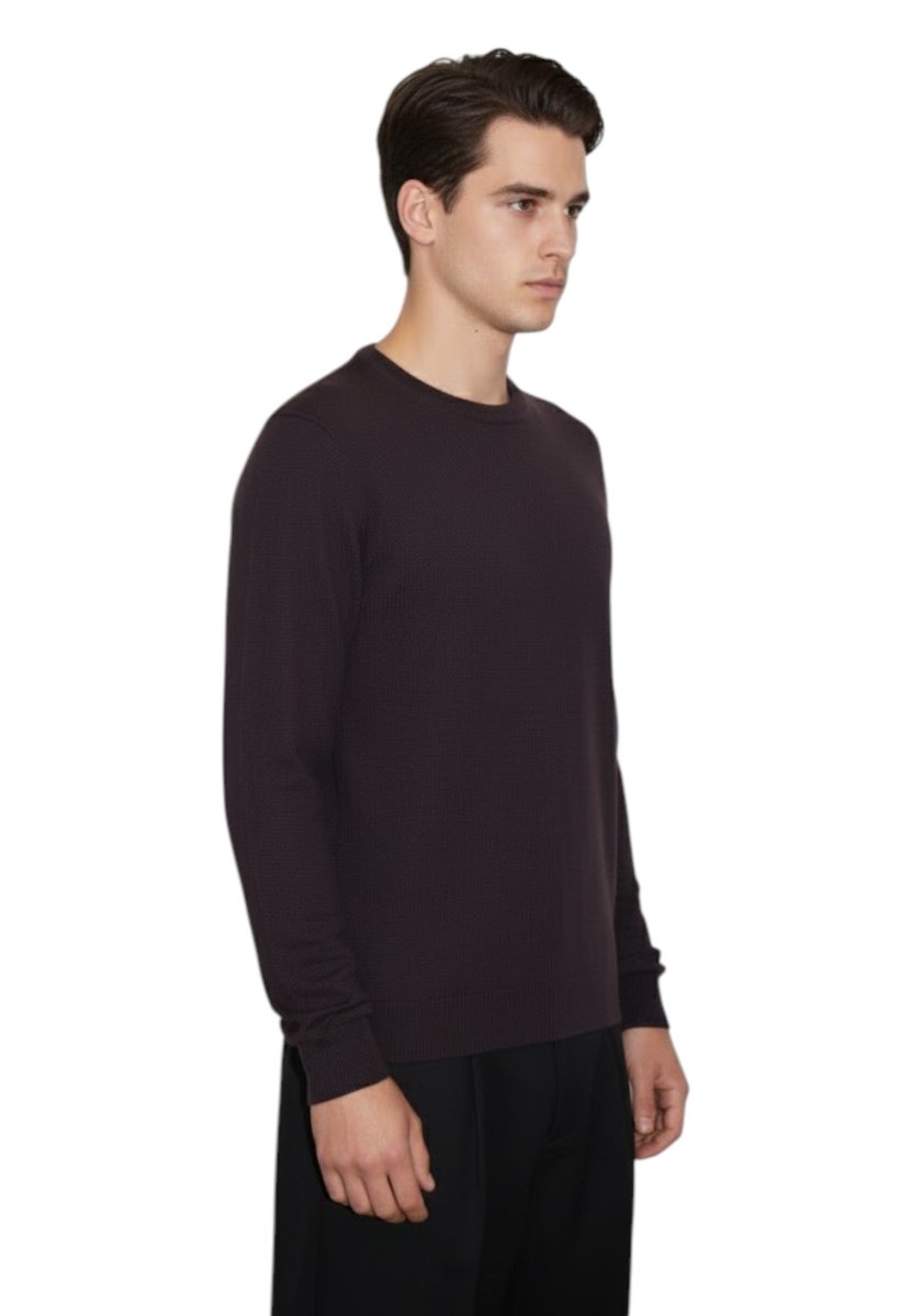 girocollo rasato - 32 cacao - 10Decimi