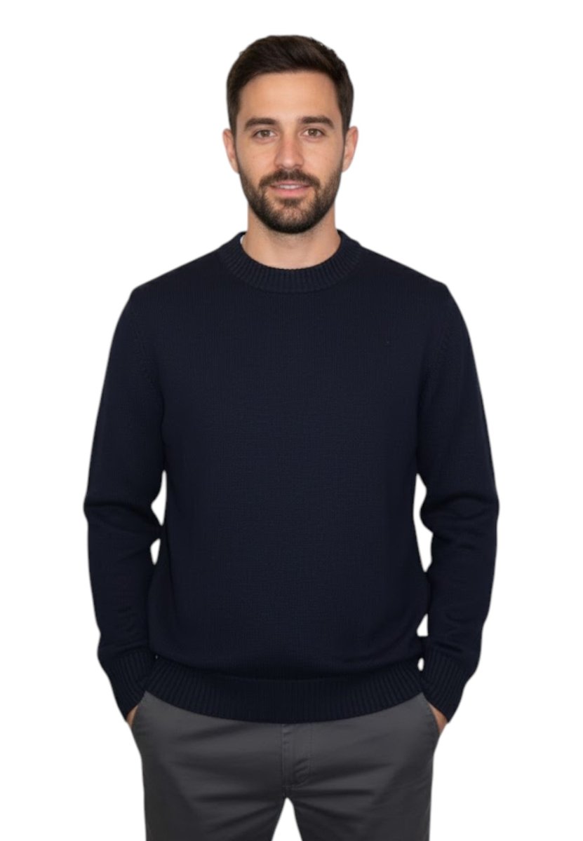 girocollo rasato calato - 20 navy - 10Decimi