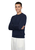 girocollo rasato calato - 38 blu - 10Decimi