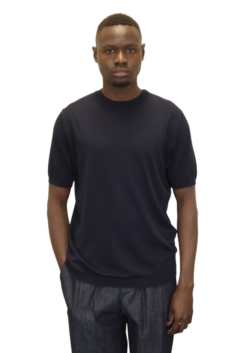 GIROCOLLO RASATO CALATO - 38 BLU - 10Decimi