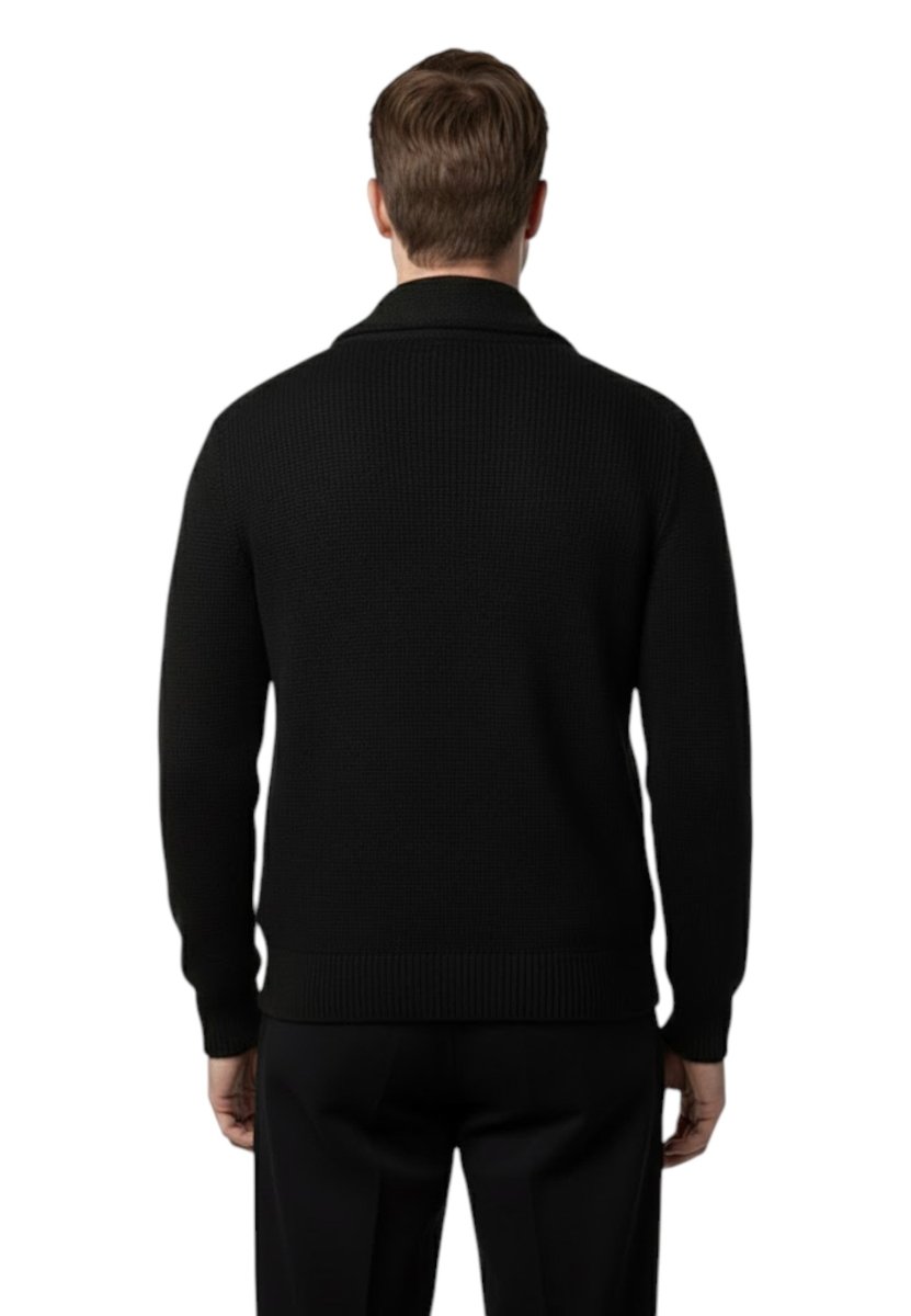 giubbotto con bottoni rasato calato - 67 nero - 10Decimi