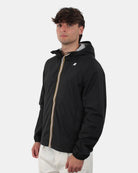 giubbotto k way mod. jack stretch nylon jersey - usy black pure - 10Decimi