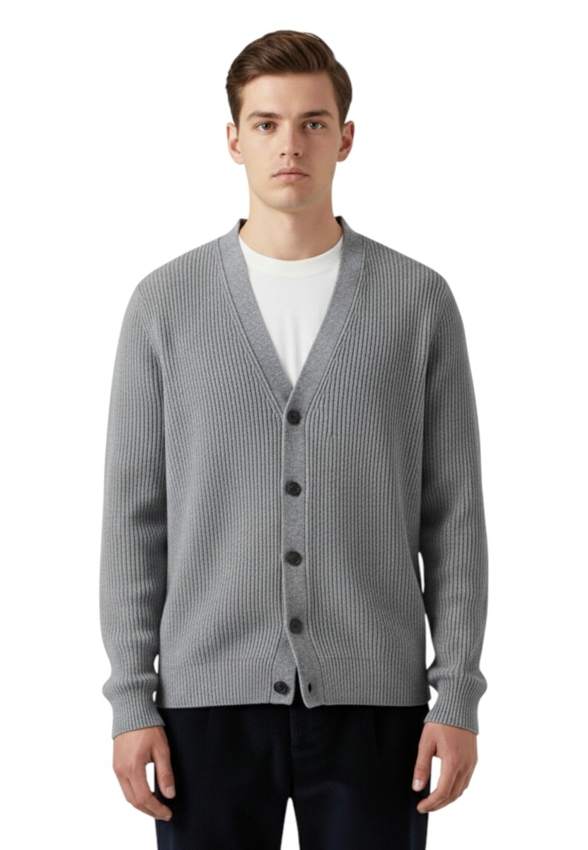 herrison rib wool - 15m grey melange - 10Decimi