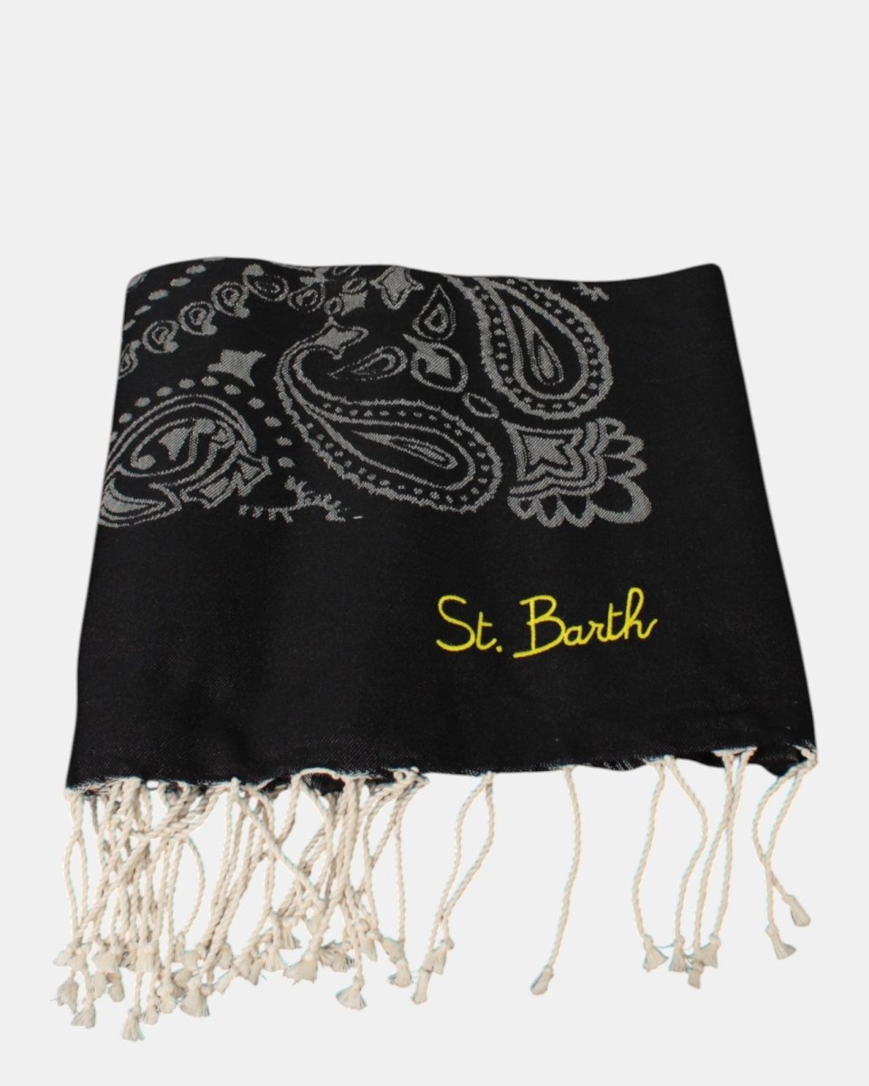 JACQUARD BEACH TOWEL WITH FRINGE - BANDANA 00 - 10Decimi